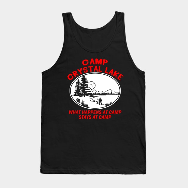 Camp Crystal Lake - Horror Movie Scene Tank Top by Halloween Merch